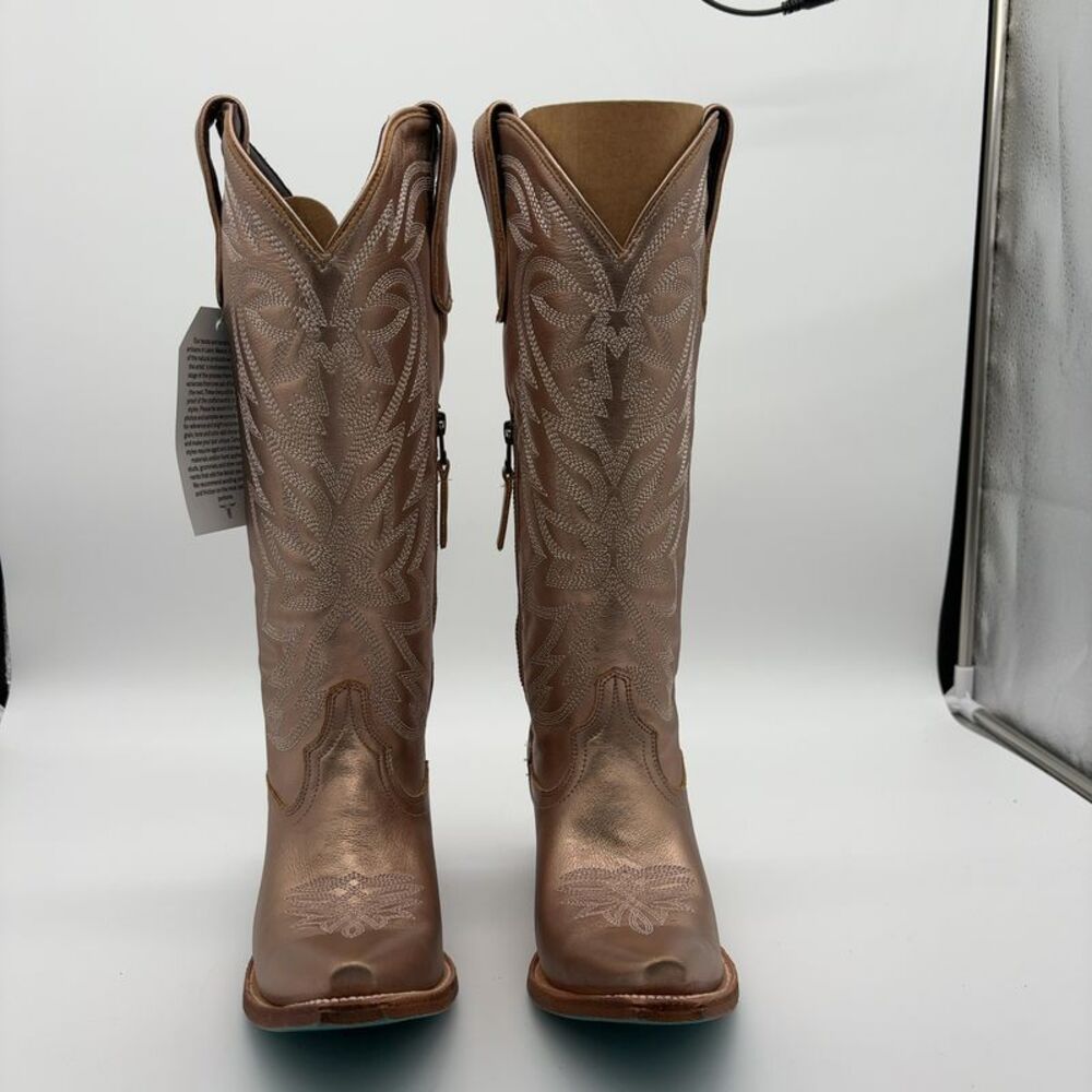 Lane boots Smoke Show Velvet Ember Metallic Boots Size 8